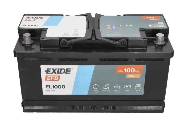 Akumulator EXIDE EL1000 EFB 100Ah 900A do start-stop Dowóz(montaż) trójmiasto i okolice