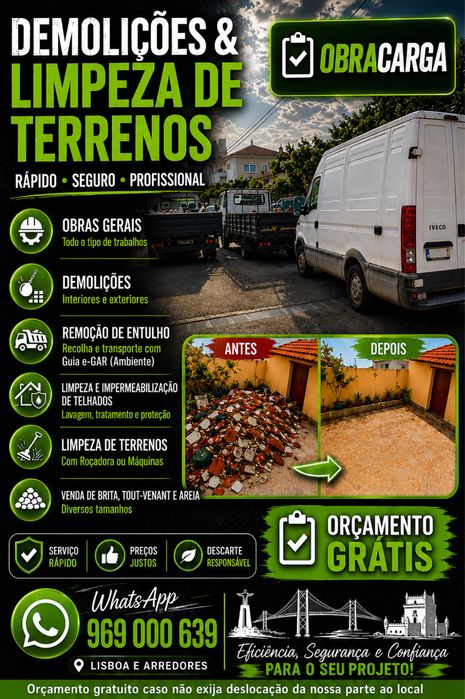 Recolha de entulho/mudanças