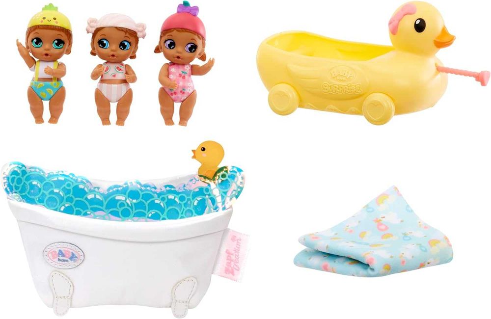 Пупс Baby Born Mini Babies міні пупси в каченяті каталці каченята бебі