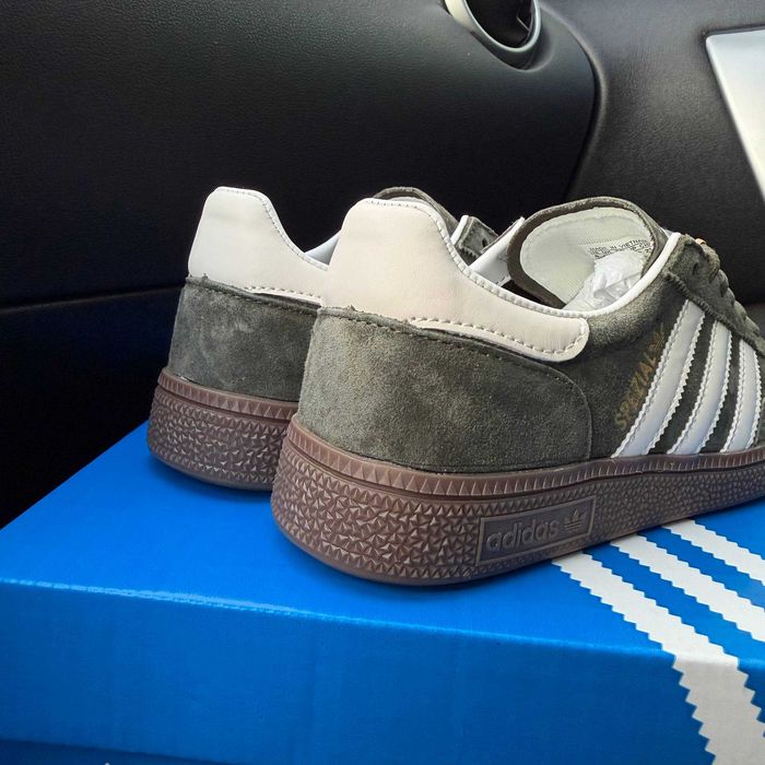!SALE! Adidas Handball Spezial Khaki White Premium 37 38 39 40 41 42 43 44 45 адідас