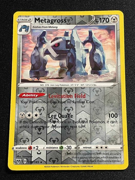 Carta Pokémon Metagross 118/185 Vivid Voltage