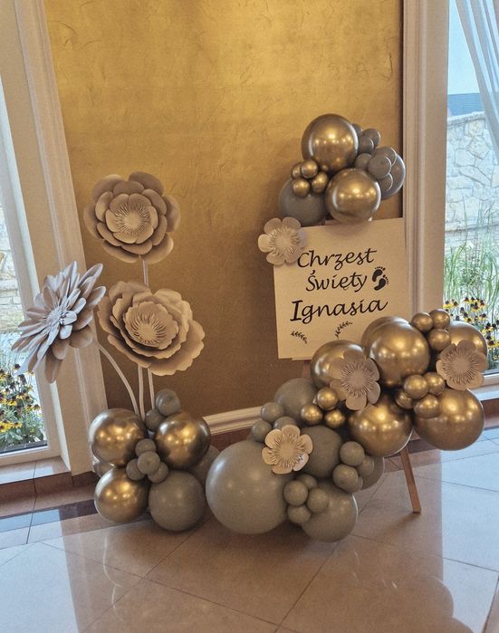 Dekoracje imprezowe - urodziny, chrzciny, eventy, baby shower