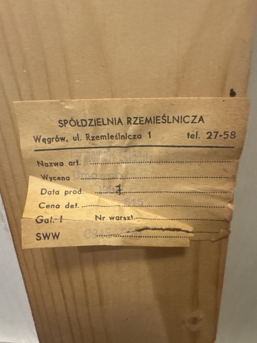 Termometr spoldzielnia węgrów 1987