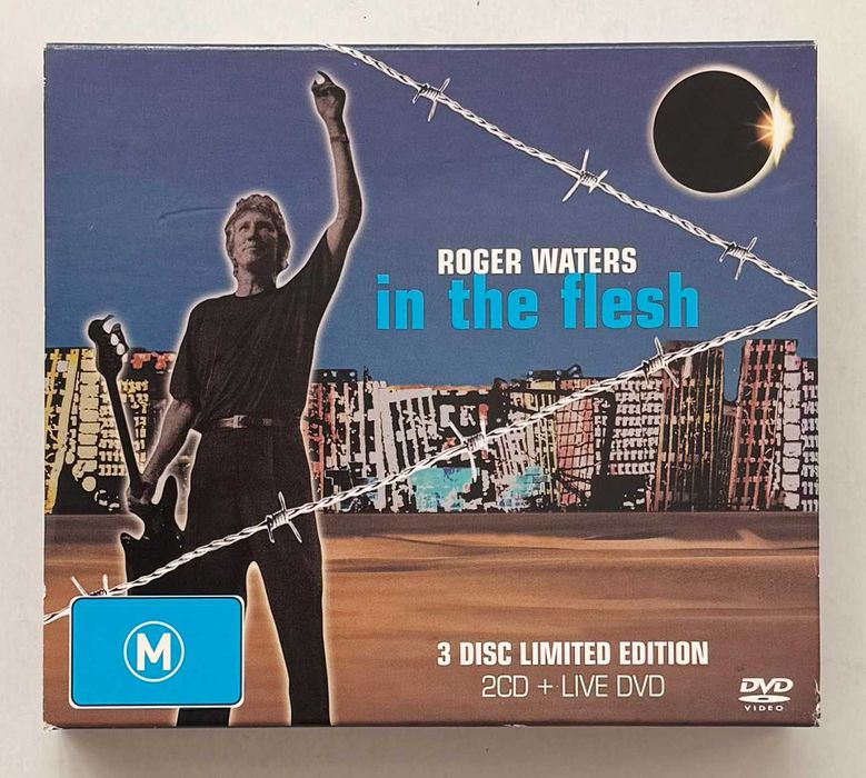 2CD+LiveDVD_Roger Waters, In The Flesh. Muito estimado, como novo.