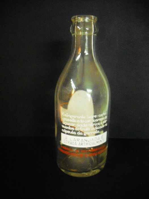 Garrafa antiga dos Refrigerantes Flor do Sor - Pirogravada