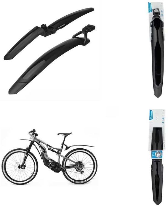 Kit de Guarda-Lamas BTT - POLISPORT Mud Pro (Roda 26-29) - NOVO