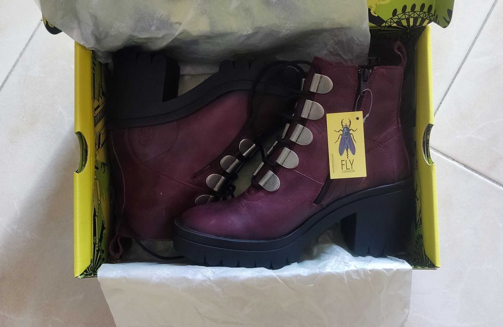 Botins Fly London Novos 38 69