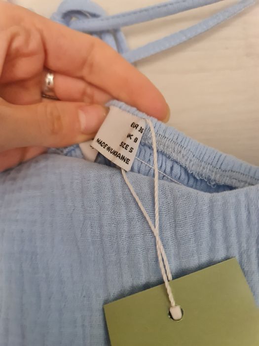 Сукня сарафан блакитного кольору