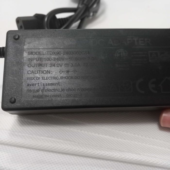 Transformador / fonte de alimentação externa (AC/DC Adapter) Elegoo Mars 3