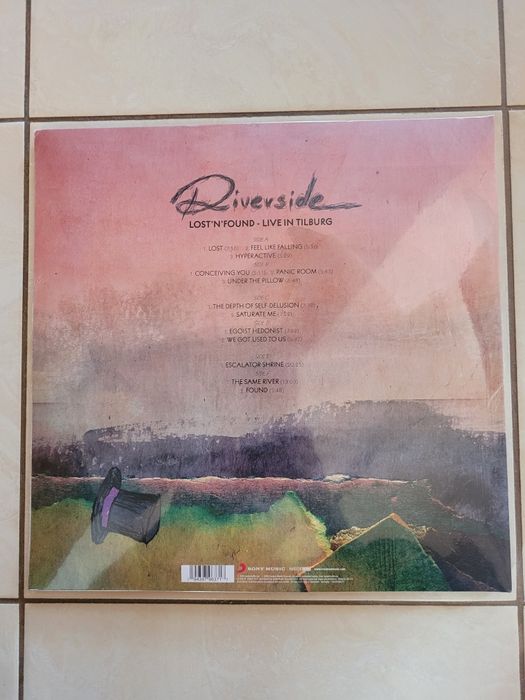 3LP+2CD: Riverside-"Lost'n'found - Live in In Tilburg" stan mint/folia