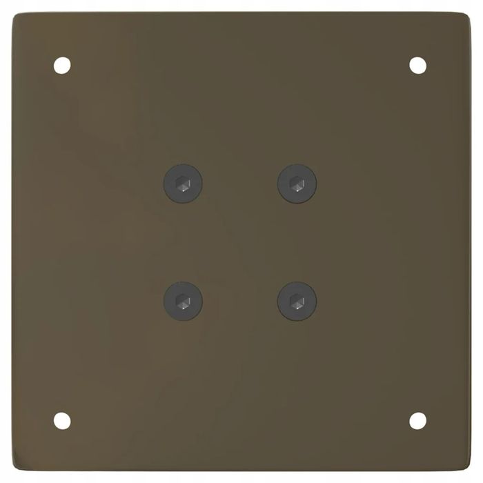 Nogi do stołu konsolowego 4 szt. Naturalna stal 72 cm