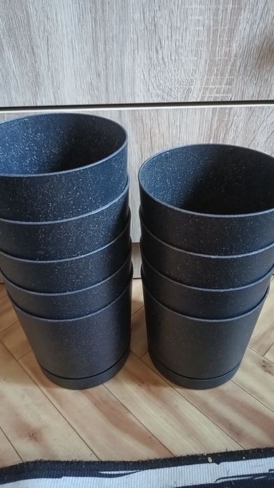Doniczki form oraz prosperplast 13 cm jak nowe