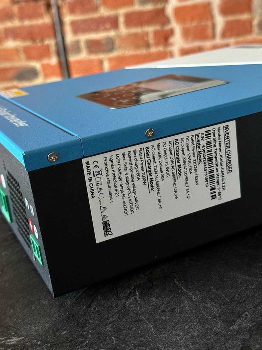 Інвертор 2.0kW | EASUN SMH | Сонце + мережа + зарядка АКБ 12V 12В WiFi