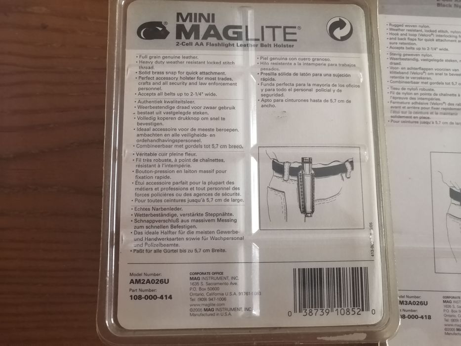 vários acessórios para minimaglite, valor pode variar