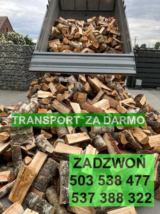 Drewno do pieca i do kominka  - transport GRATIS !