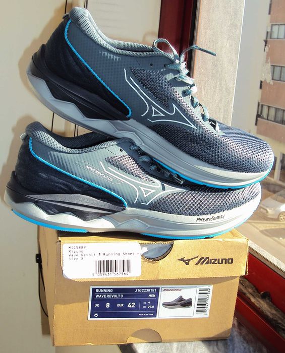 MIZUNO Wave REVOLT 3 NOVO (8km), SIZE/nº 42, 58€ portes grátis