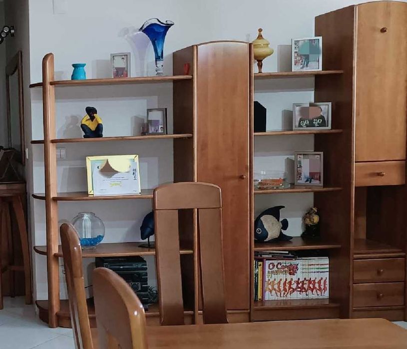 Movel sala cerejeira estante
