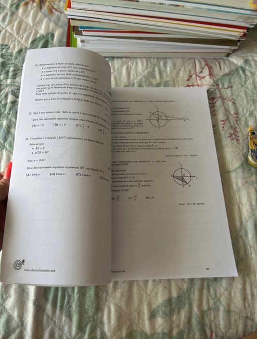 Sebenta de exercícios Matemática A