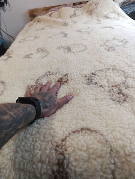 Koc Wełniany Merynos Australijski 200cm x 220cm