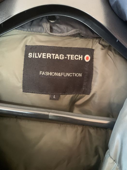 Швейцарський Пуховик Пухова тепла куртка Silvertag-tech