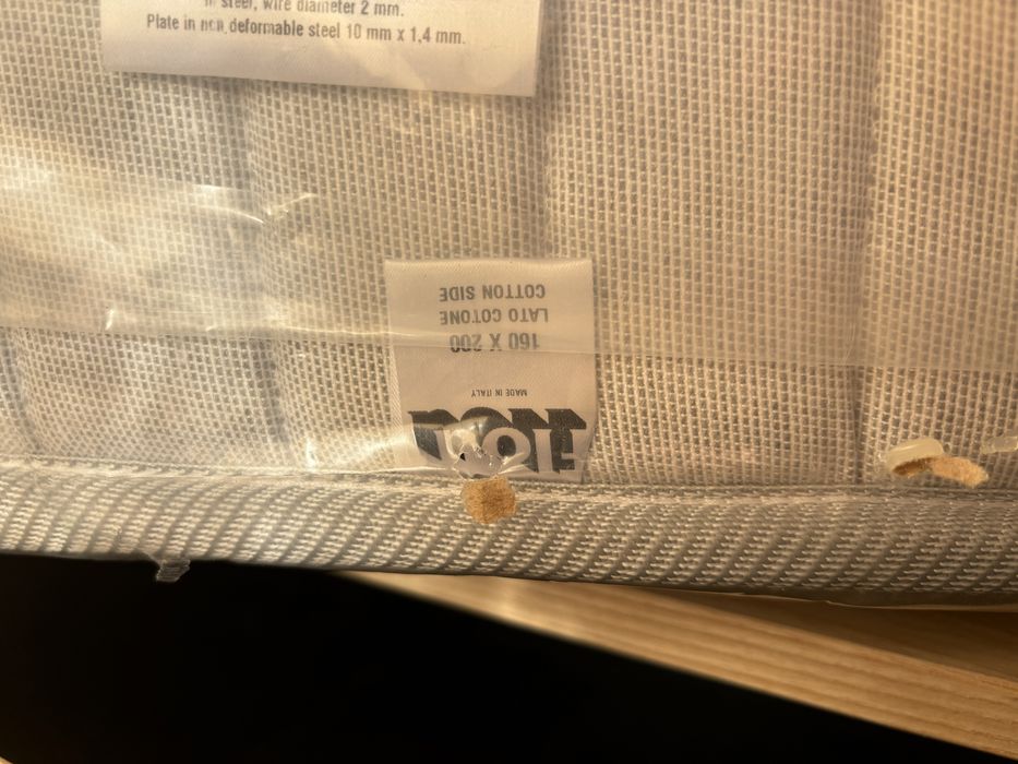 Colchão de casal 160x200 - Flou Top sense lã e algodão