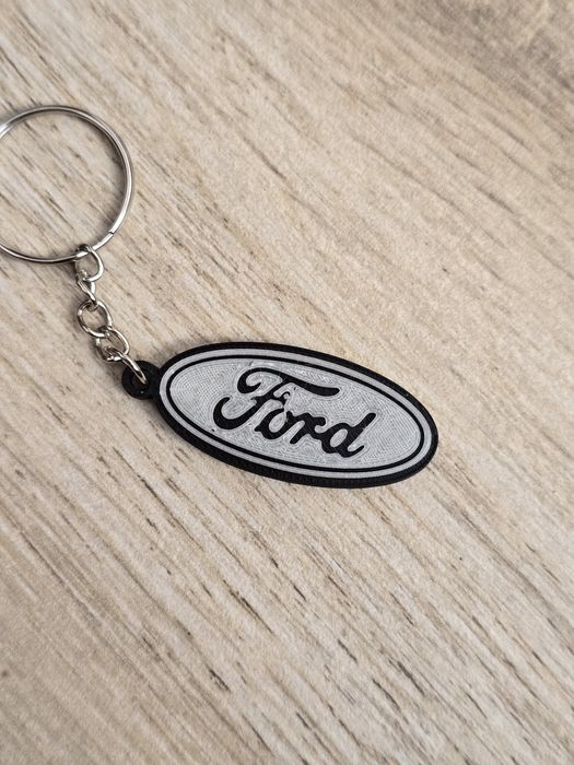 Breloczek Ford - Świeci w Nocy! 3d - Druk3d fidget Keychain mixGadzet