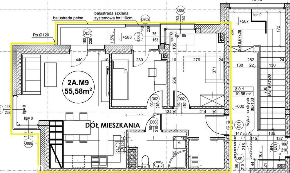 Nowoczesne umeblowane mieszkanie 4 pokoje Żelazna nowy niski blok 77m