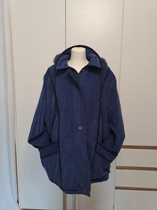 Kurtka granatowa  XXL dla dużej pani