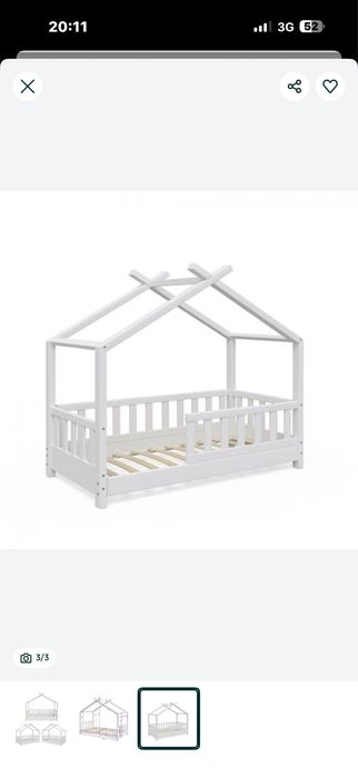 Ліжко будиночок дитяче 2м*1 м