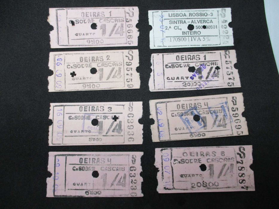 bilhetes com numeros capicuas da CP
