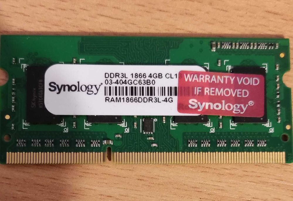 Oryginalna Pamięć RAM Synology DDR3L 4 GB 1866 RAM1866DDR3L-4G