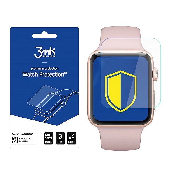 Folia ochronna 3mk Watch Protection™ v. Arc+ na Apple Watch 3/38 mm