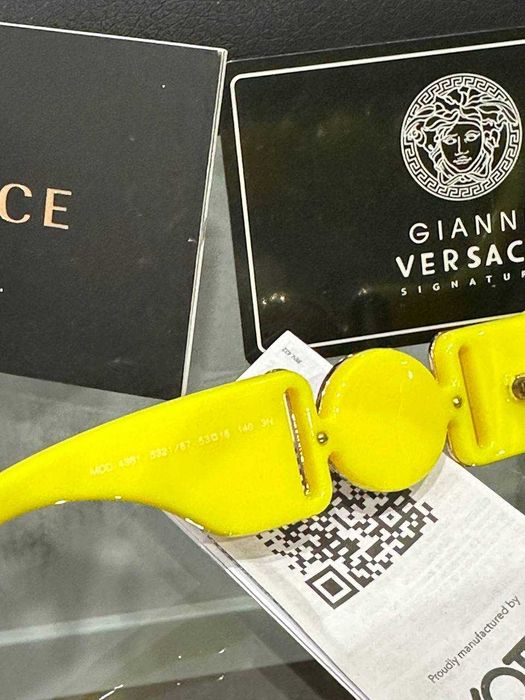 Окуляри Versace VE4361 Жовті Оригінал | Очки Версаче Желтые Женские