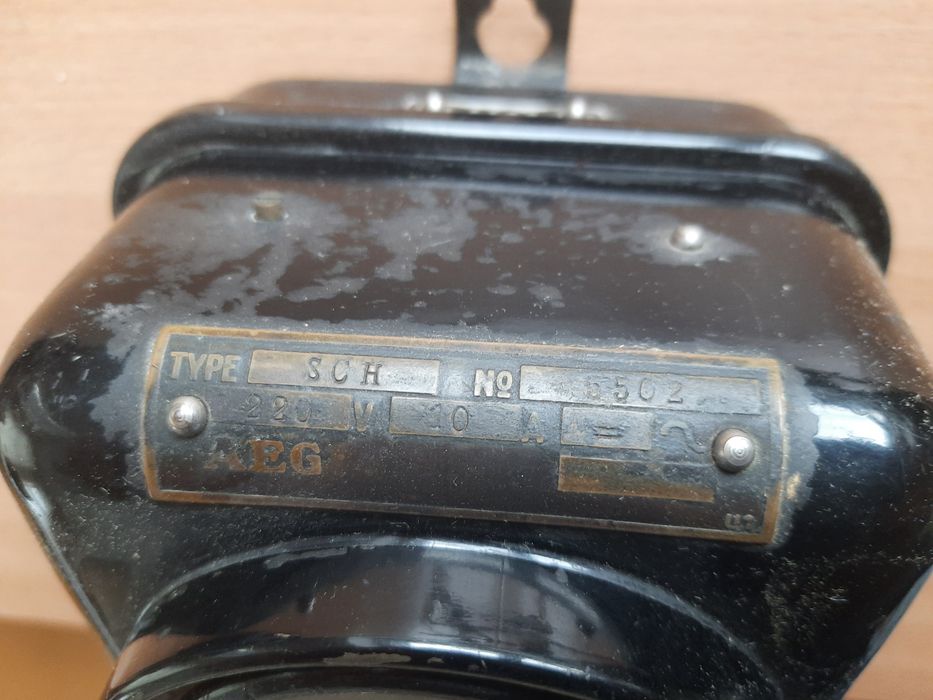 Антикварное реле времени ф. AEG 40-е годы