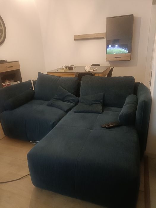 Sofá Chaise longue Modular Boston Azul