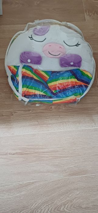 Saca cama  Dormi Locos para criança 1,37 x 51cm, conversível em almofada