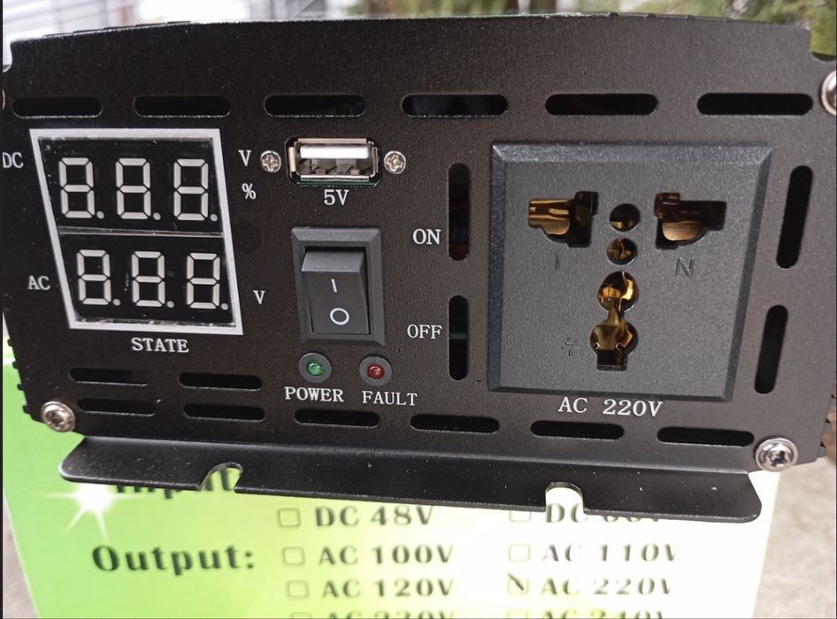 Перетворювач напруги інвертор Power Inverter WX5300 24V Wimpex