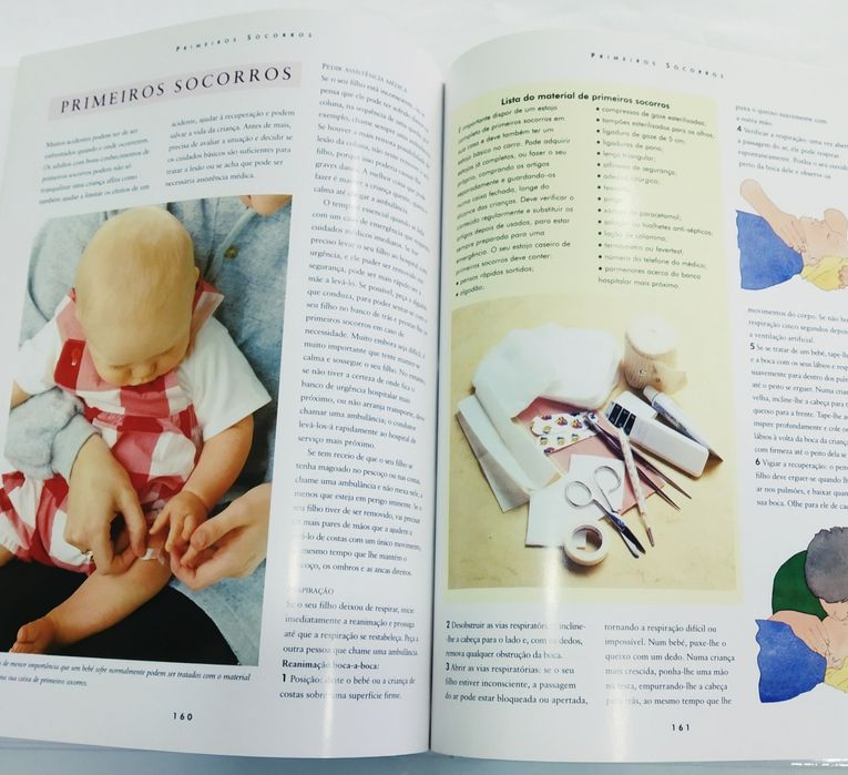 Livro manual da gravidez e do bebé como NOVO