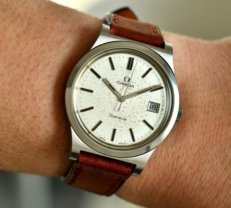 Zegarek OMEGA Geneve- Vintage 1972 - Stal 36.5mm - Pudełko - Serwis