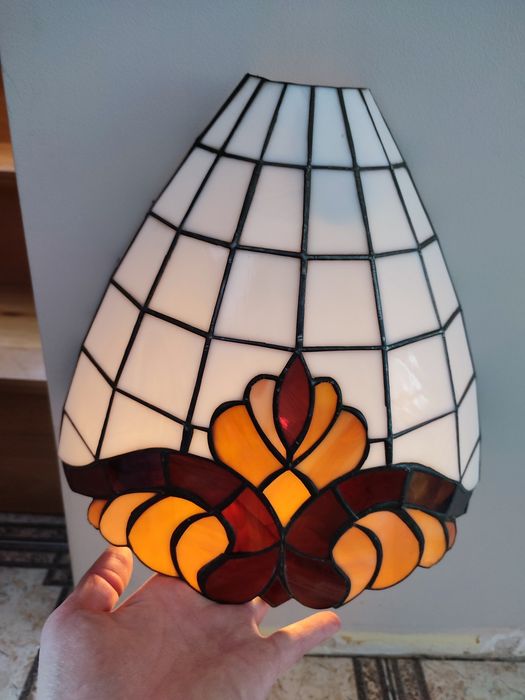 Lampa ścienna witrażowa witraż plafon witrażowy