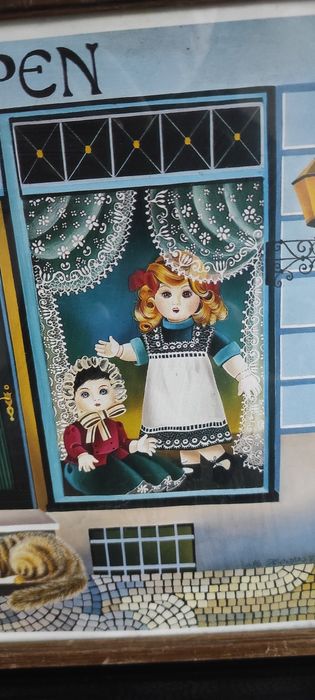Dom lalek. Lalki. Stara grafikaSkandynawia kot