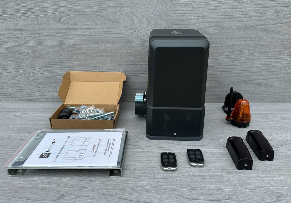 Автоматика для откатных/отъездных ворот, Мотор, Привод, Гарантия