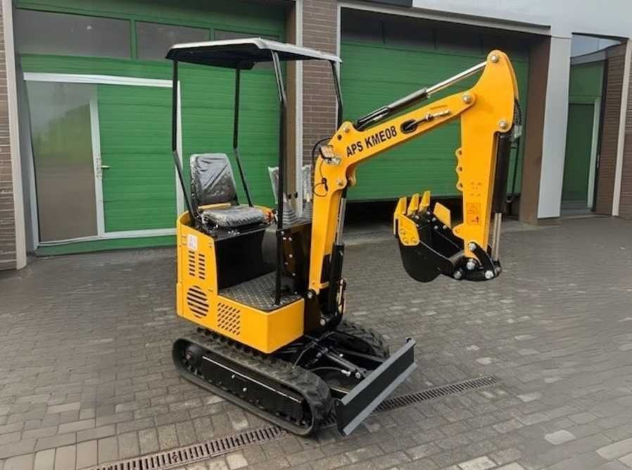 Minikoparka gąsienicowa APS KME08 NOWA 2025, 800 kg łyżka 40 cm