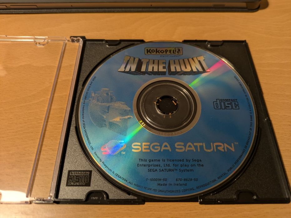 In the Hunt - Sega Saturn (Original PAL) - Apenas Disco