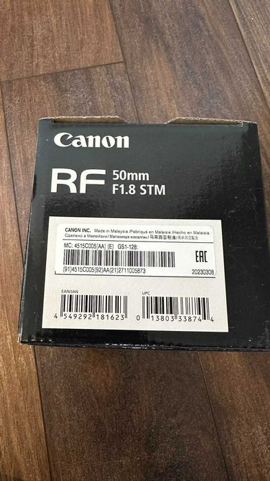 Obiektyw Canon RF 50mm F1,8 STM