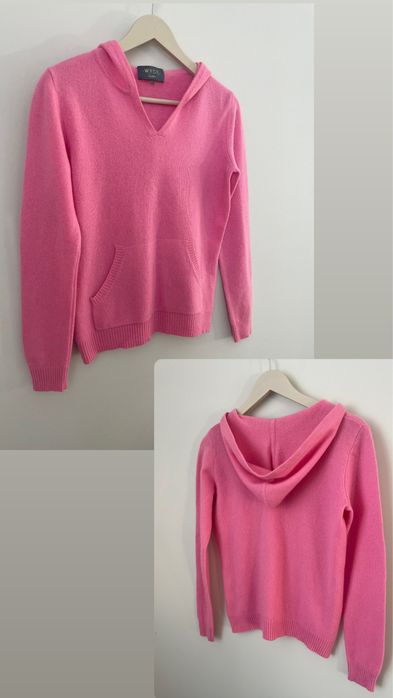 100 % кашемір люкс бренд худі светр S стиль cos колір рожевий