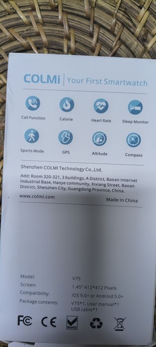 Smartwatch com GPS e bússola