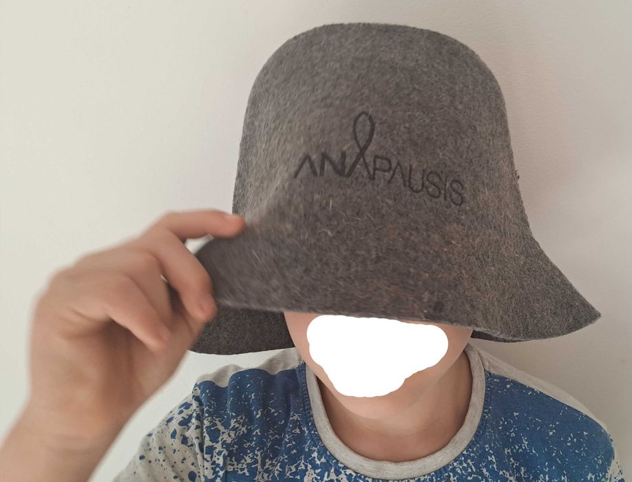 czapka do sauny, filcowa, różne wzory