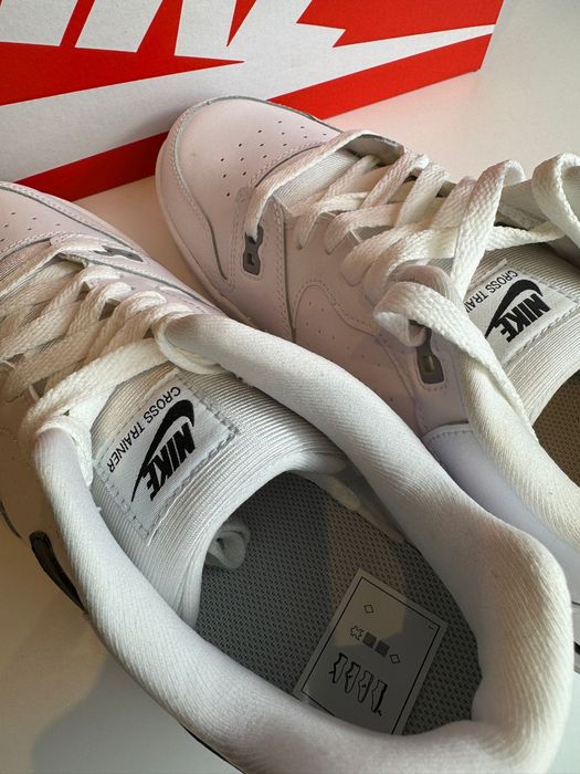 Nowe sneakersy męskie NIKE CROSS TRAINER LOW białe 44