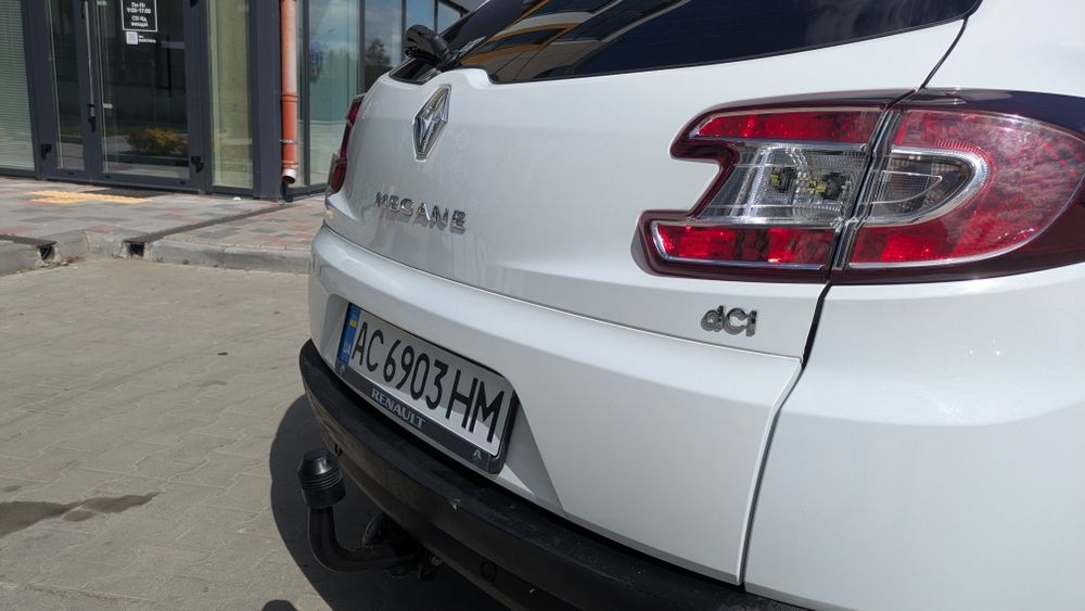 Автомобіль Renault Megane 3 1.5 dCi 2013 White 188тис км Безключовий доступ Рено Меган III